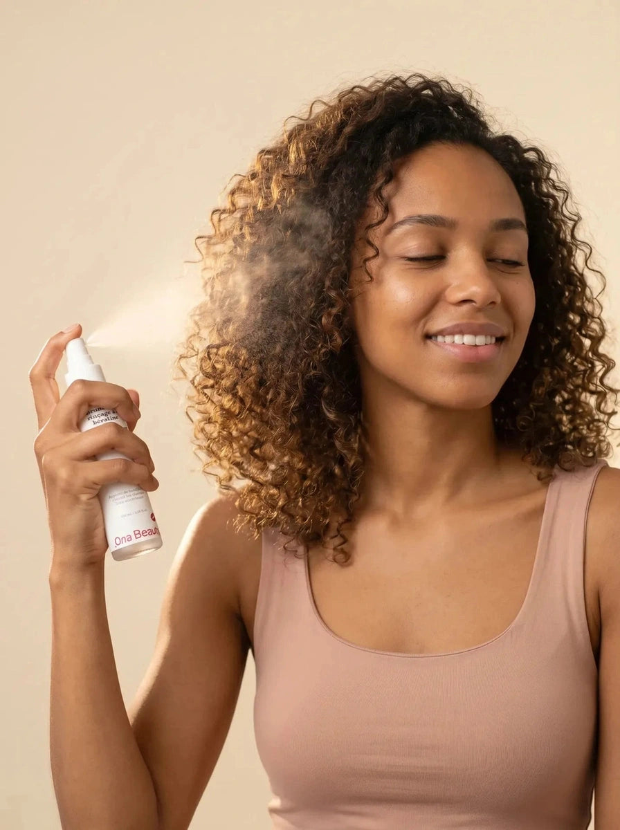 Brume capillaire kératine protection & nutrition quotidienne - OnaBeauty