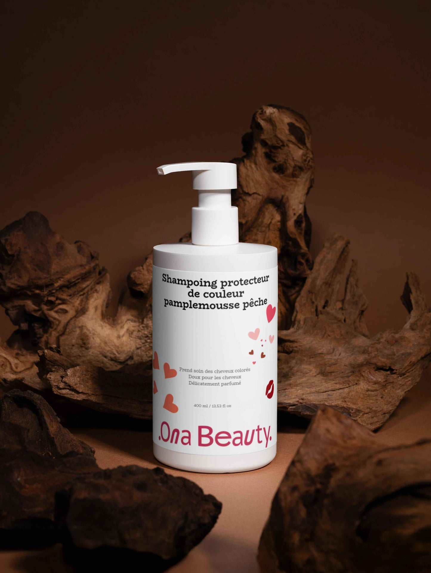 Shampoing soin pour cheveux colorés au pamplemousse & pêche