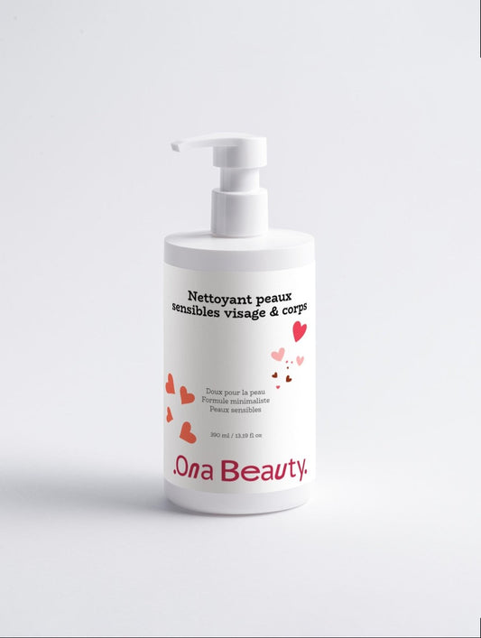 Nettoyant peaux sensibles visage & corps - OnaBeauty