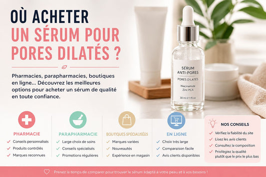 ✨Où acheter un sérum pour pores dilatés ?