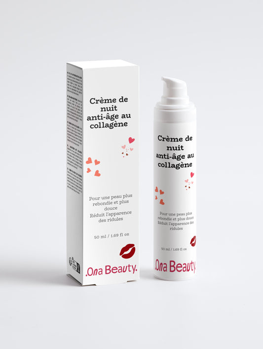 Crème de nuit anti-âge au collagène