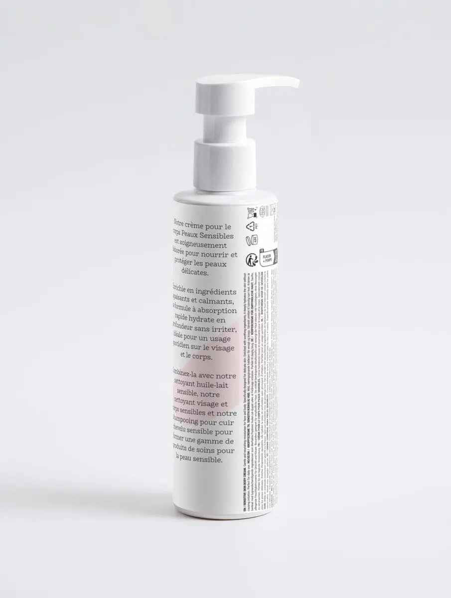 Crème corps pour peaux sensibles