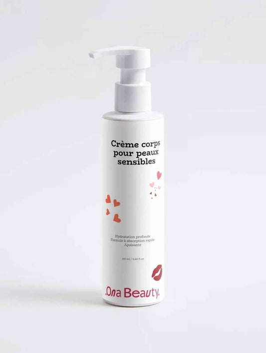 Crème corps pour peaux sensibles