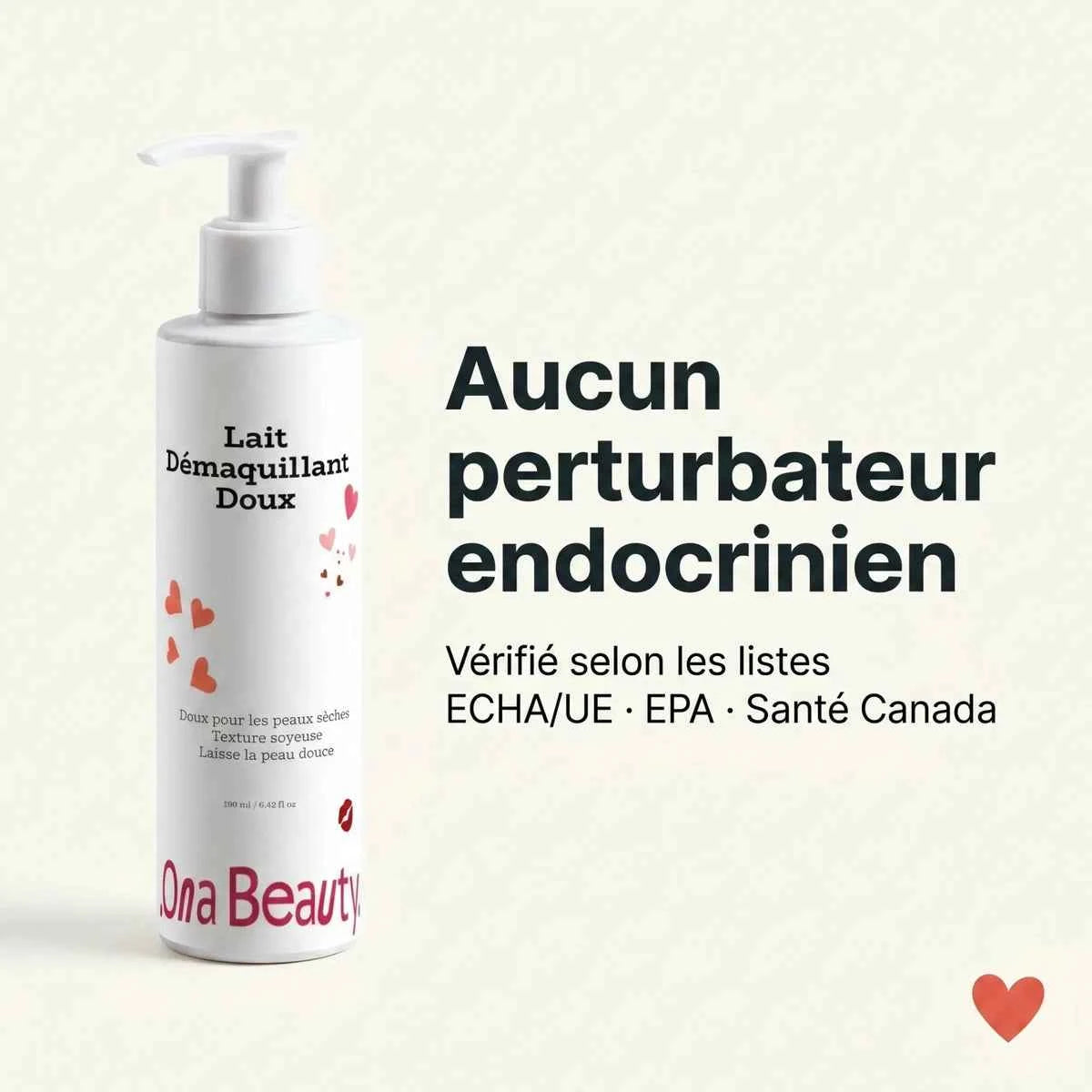 Lait démaquillant doux visage – OnaBeauty