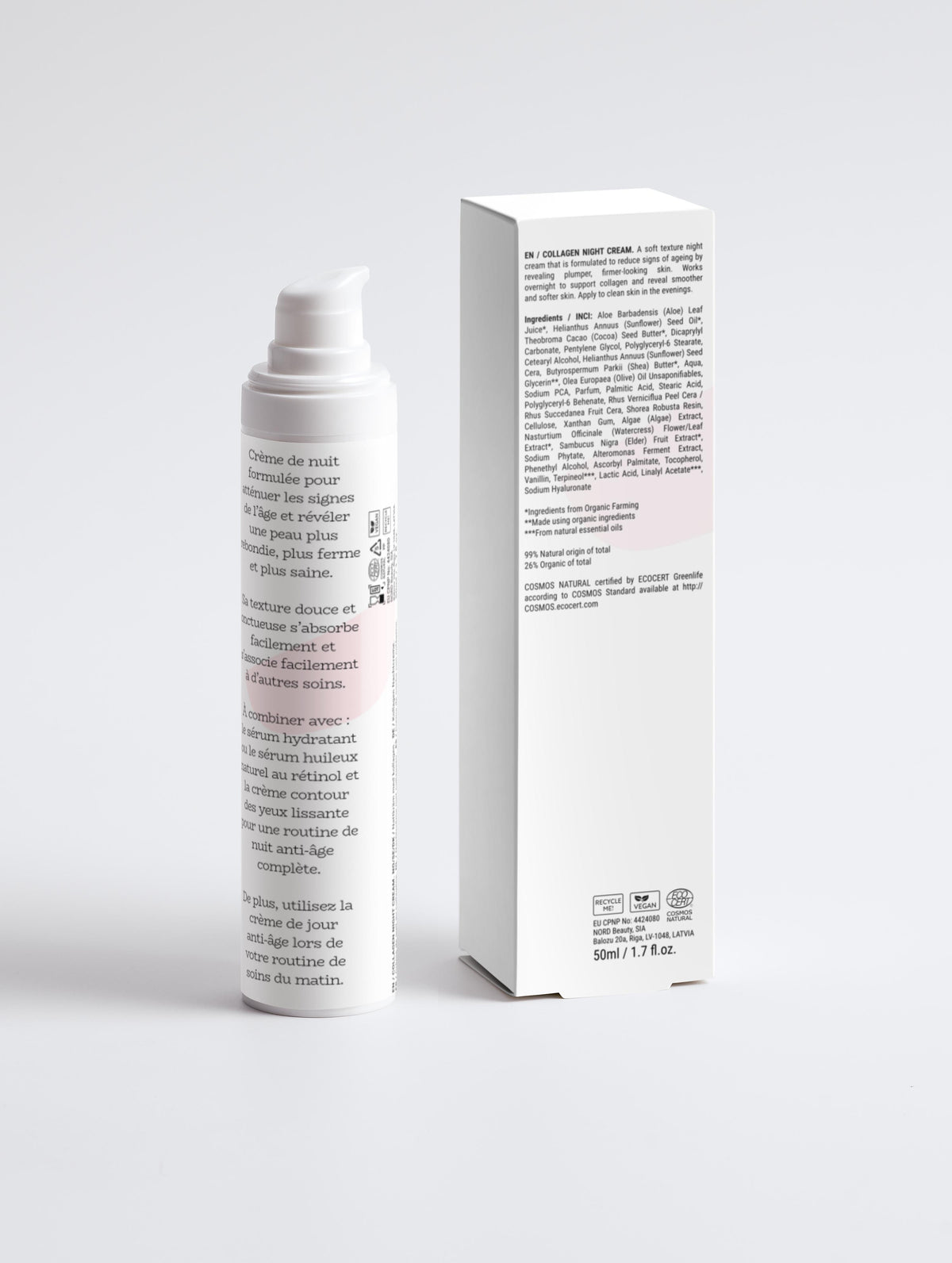 Soin nuit collagène anti-âge fermeté et éclat