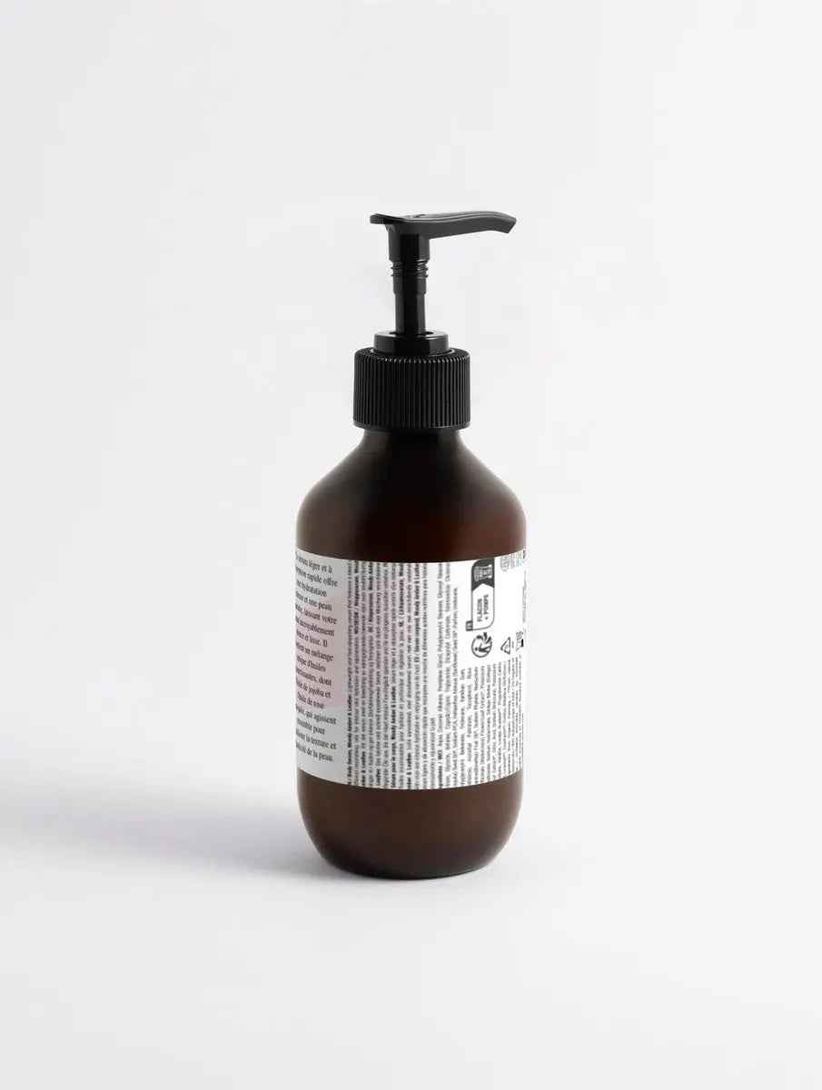 Soin corps sérum soyeux notes boisées & cuirées