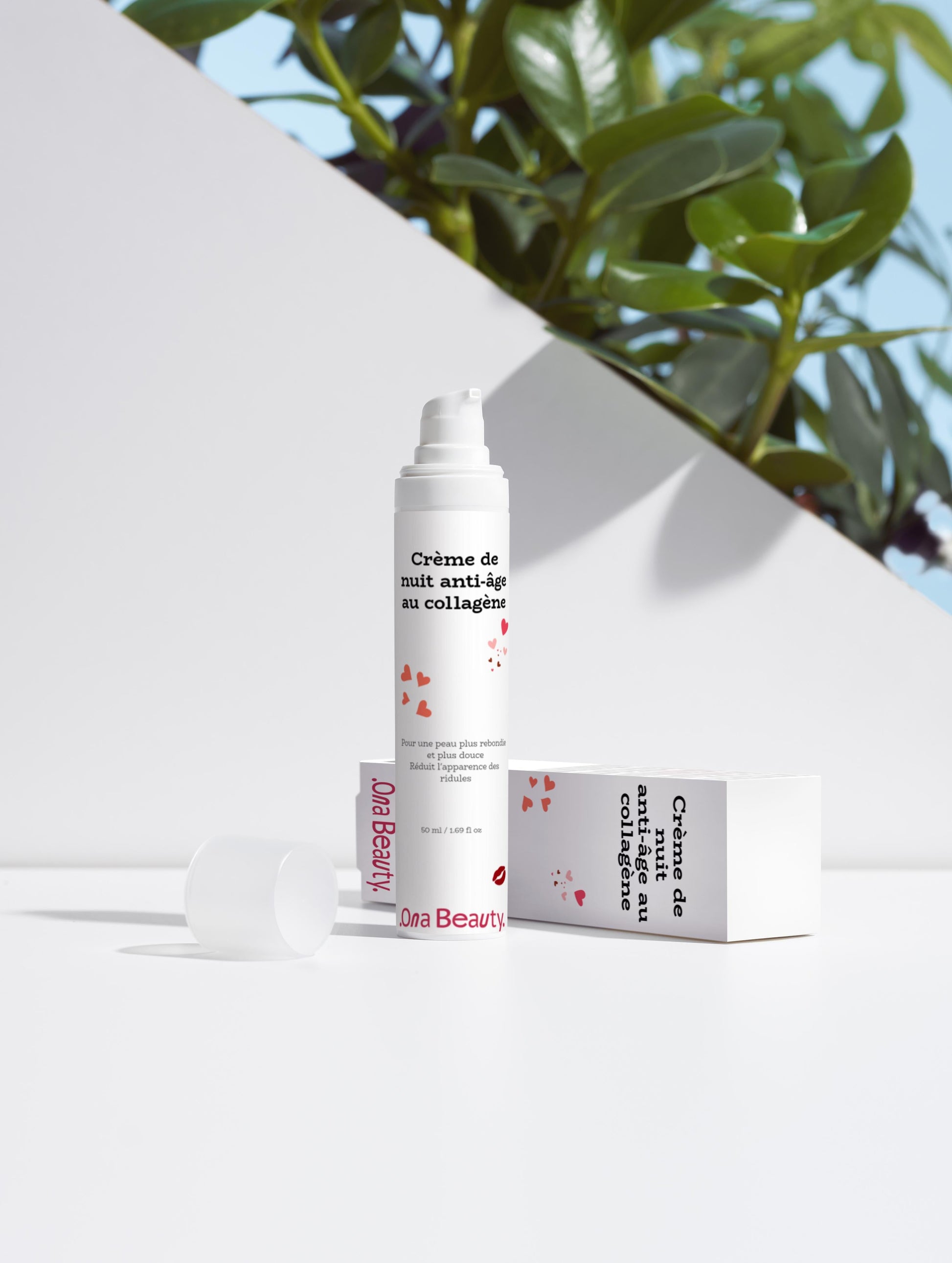 Soin nuit collagène anti - âge fermeté et éclat - Crème anti âge collagène - OnaBeauty