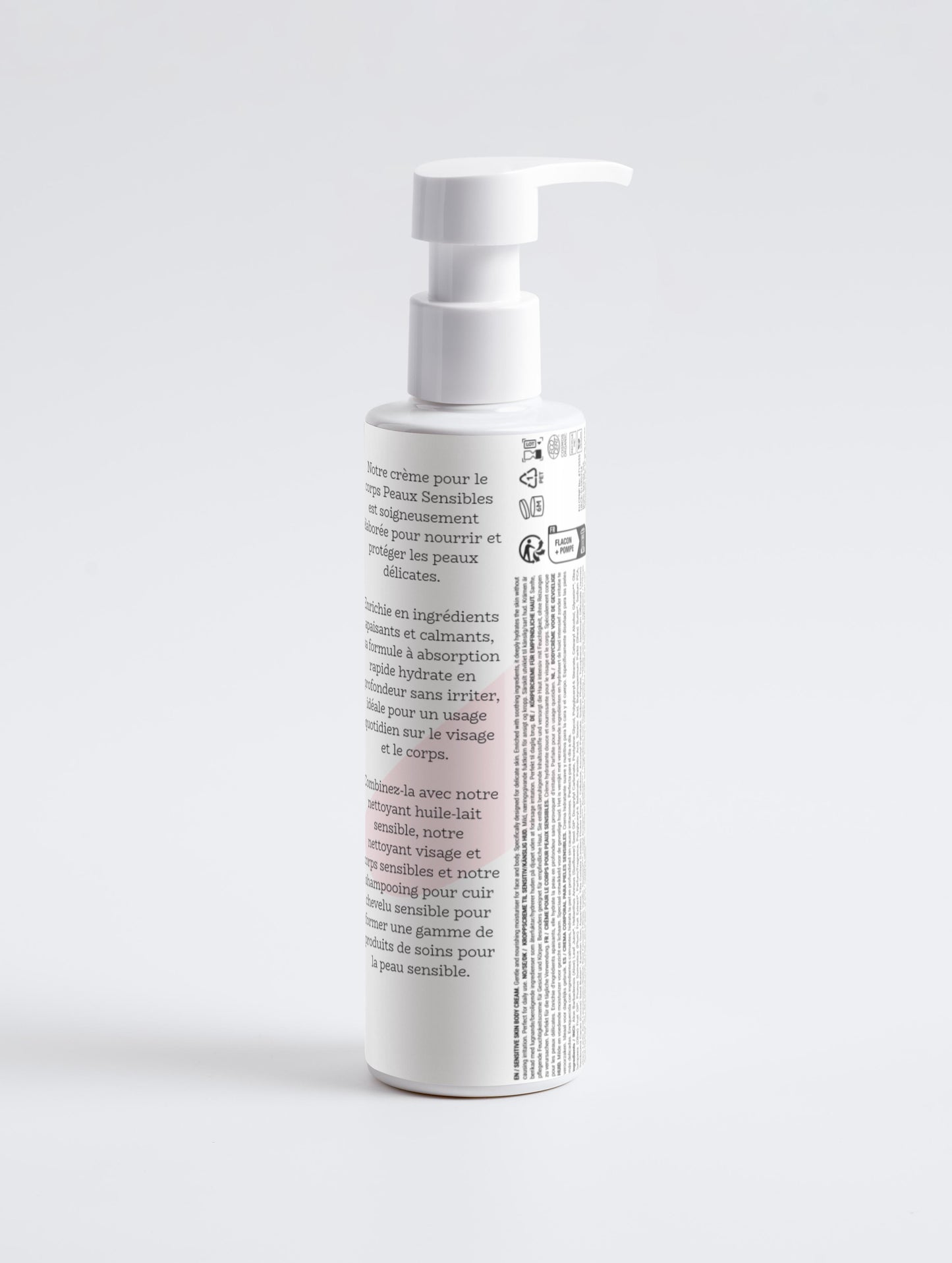 Crème corps pour peaux sensibles
